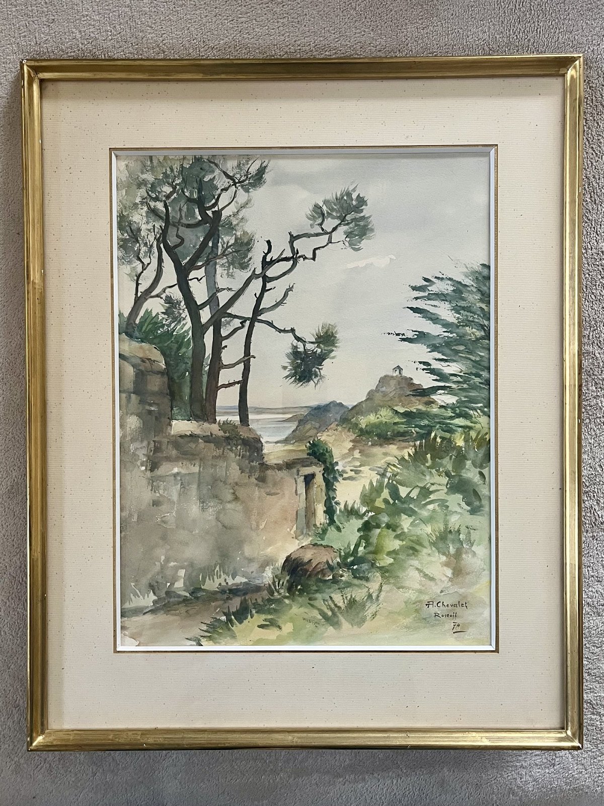 Paysage côtier – H. Chevalet