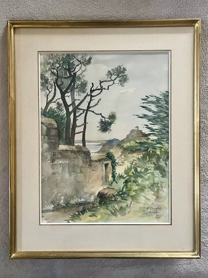 Paysage côtier — H. Chevalet — Hauptansicht