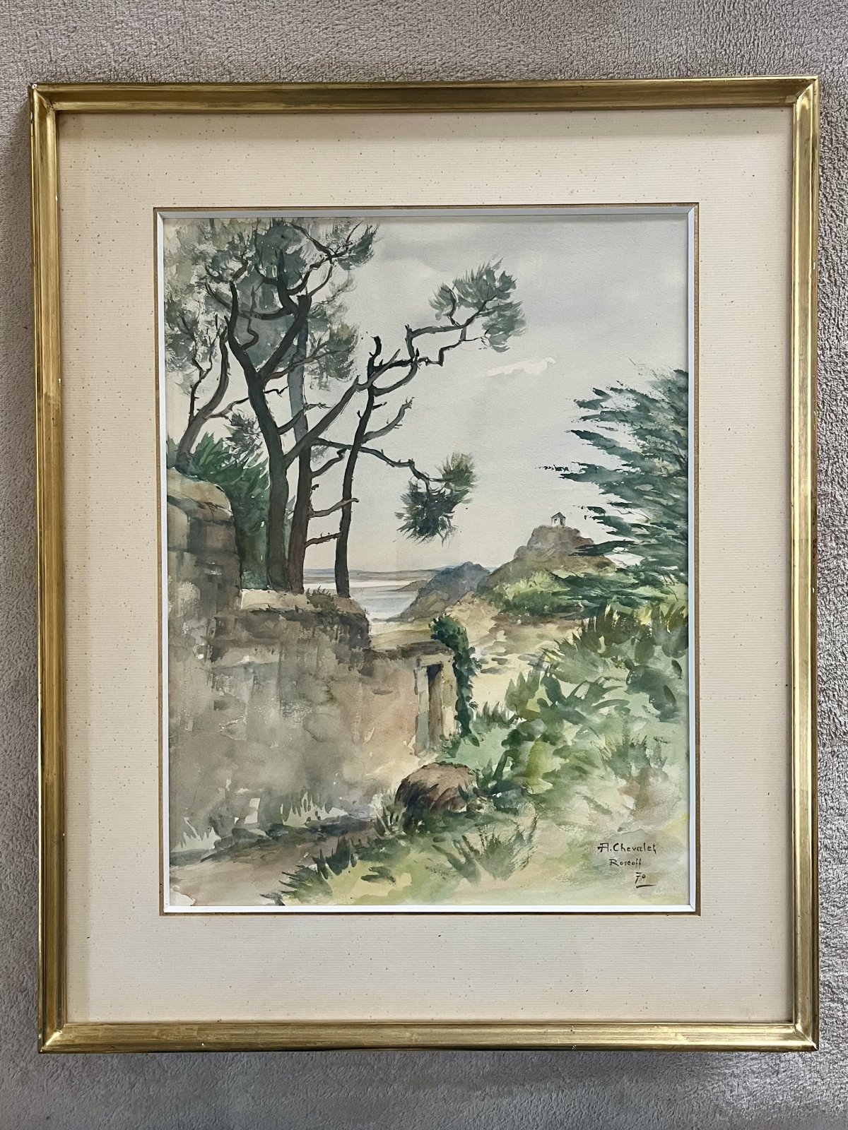 Paysage côtier – H. Chevalet