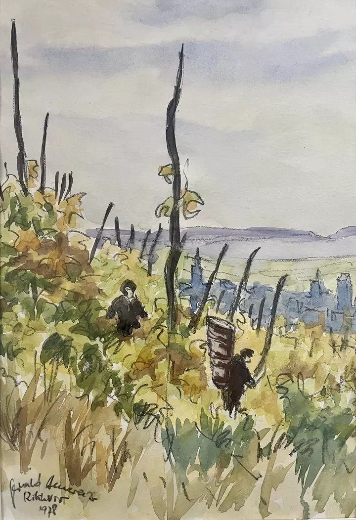 Vendanges — Zugeschrieben an Gerald Auer — Hauptansicht