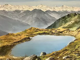 Lac de montagne, Blausee