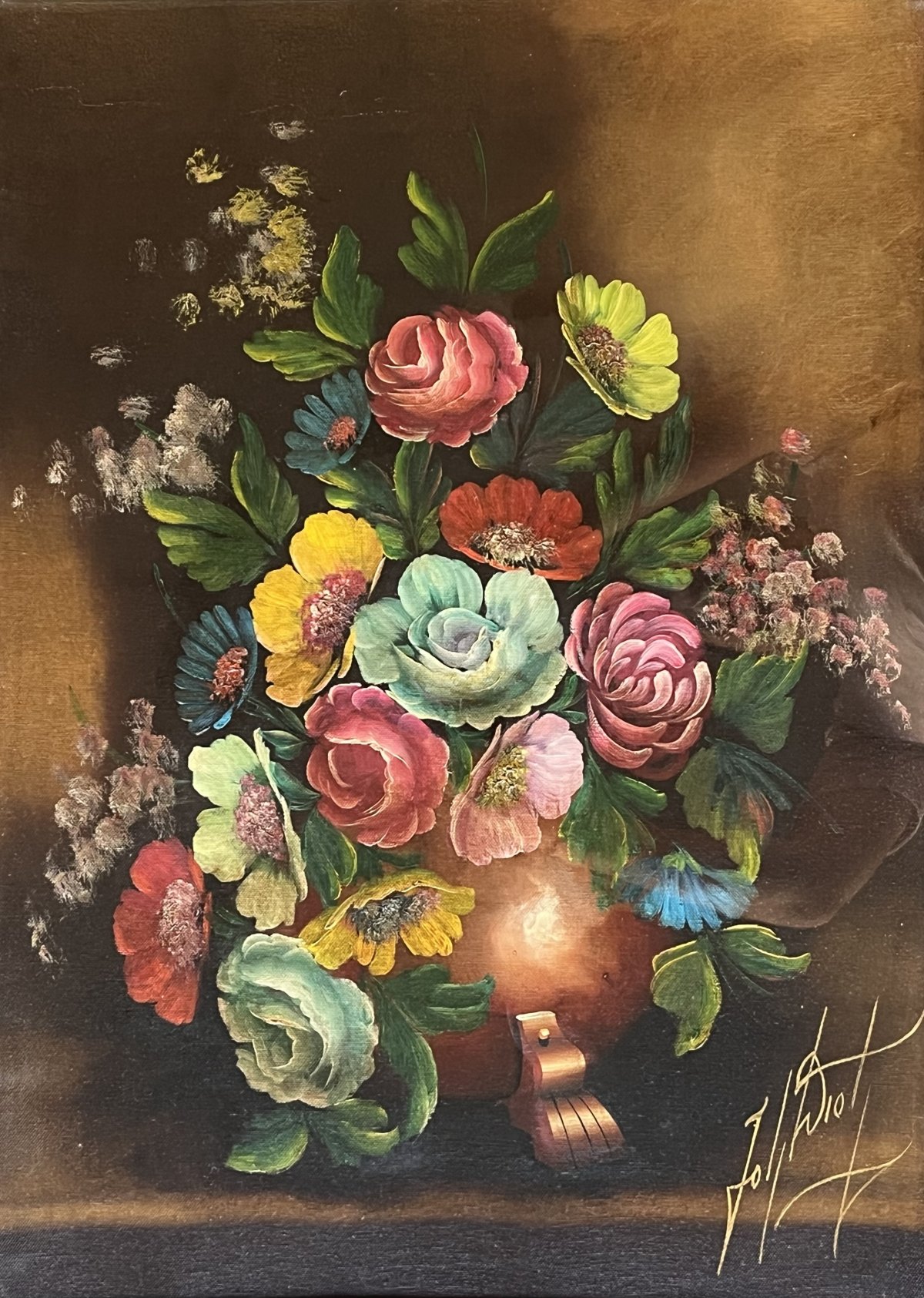 Bouquet de fleurs – Artiste non identifié