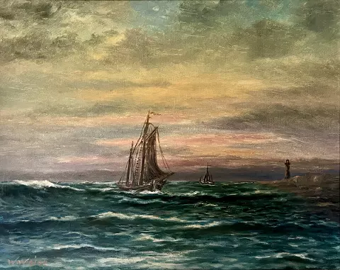 Marins au crépuscule – W. Weiss