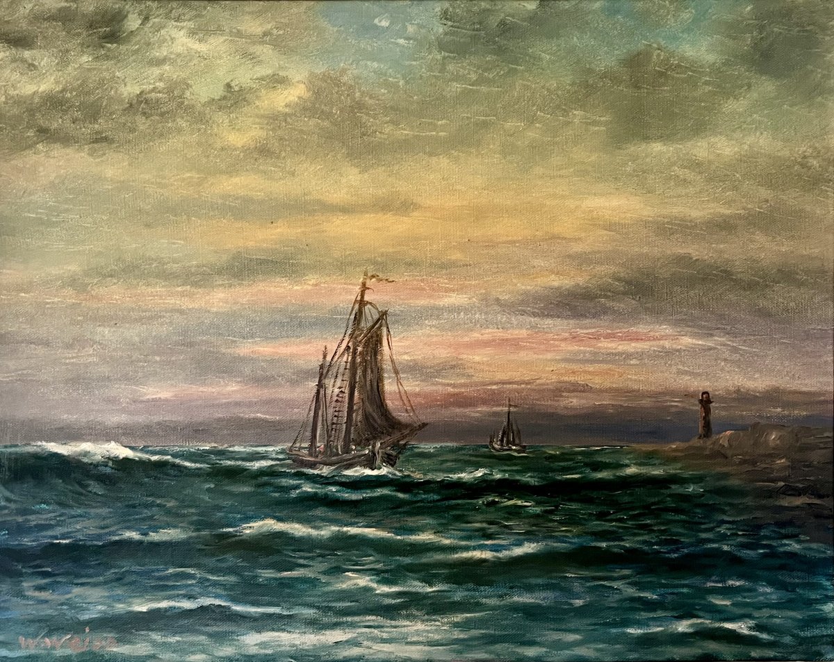 Marins au crépuscule – W. Weiss