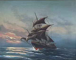 Vaisseau en mer