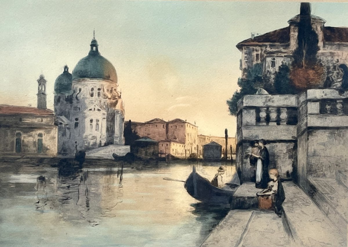 Venise au crépuscule – Artista non identificato
