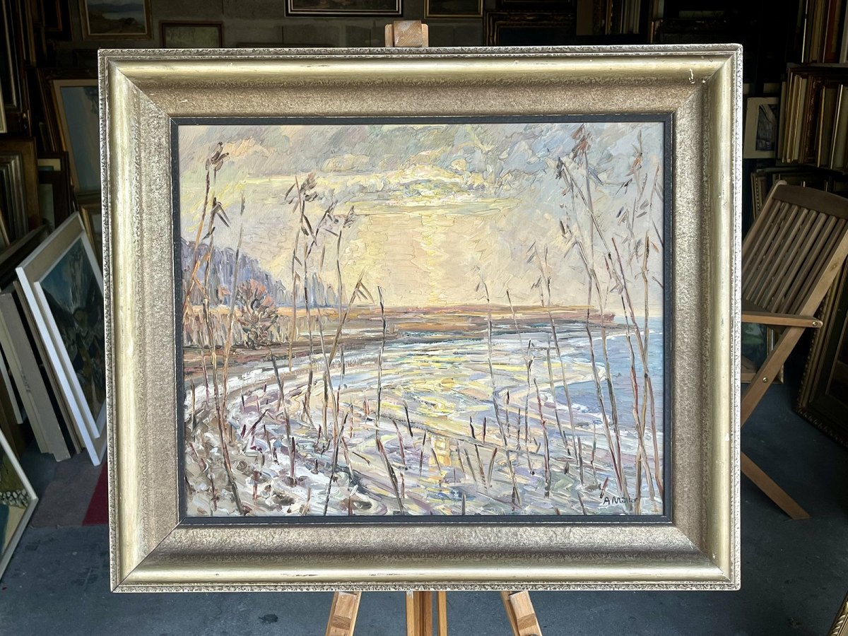 Lumière du soir – Artiste non identifié