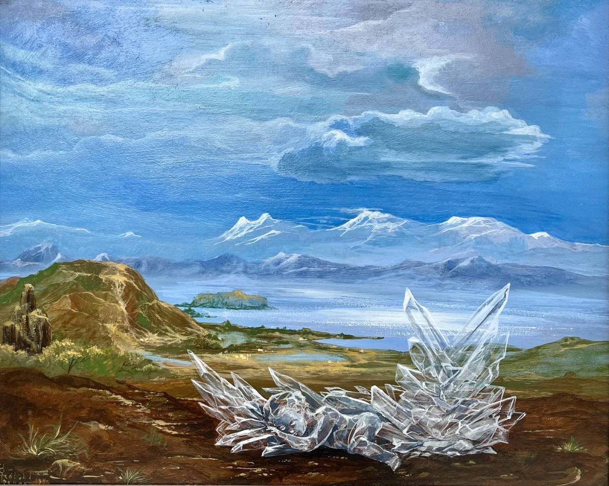 Cristaux au bord du lac – Roland Renner