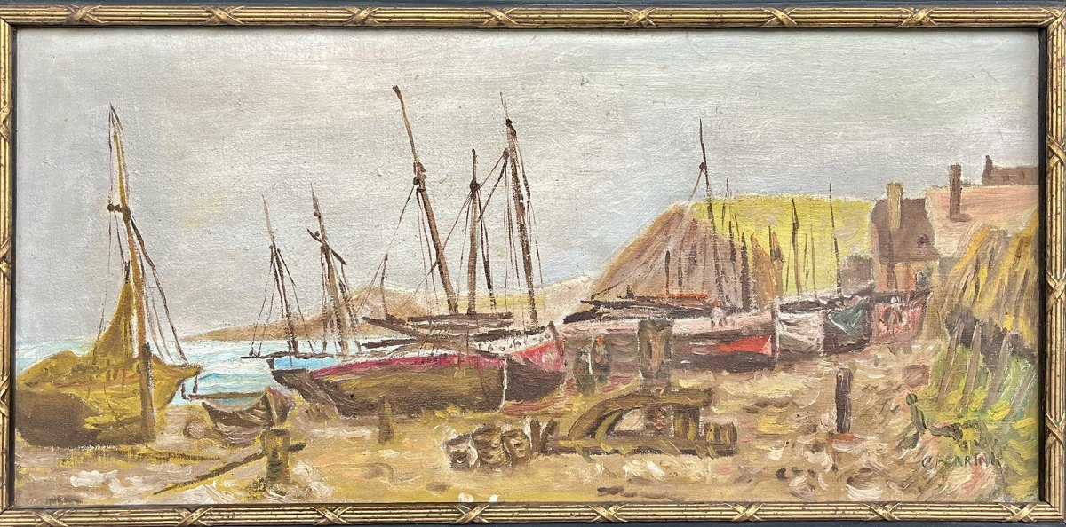Bord de mer – Attribué à C. Ferrini