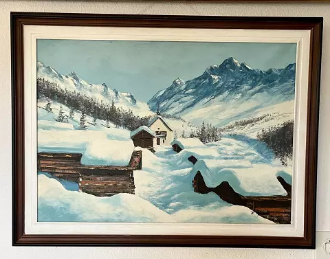 Hiver alpin – E. Rosset