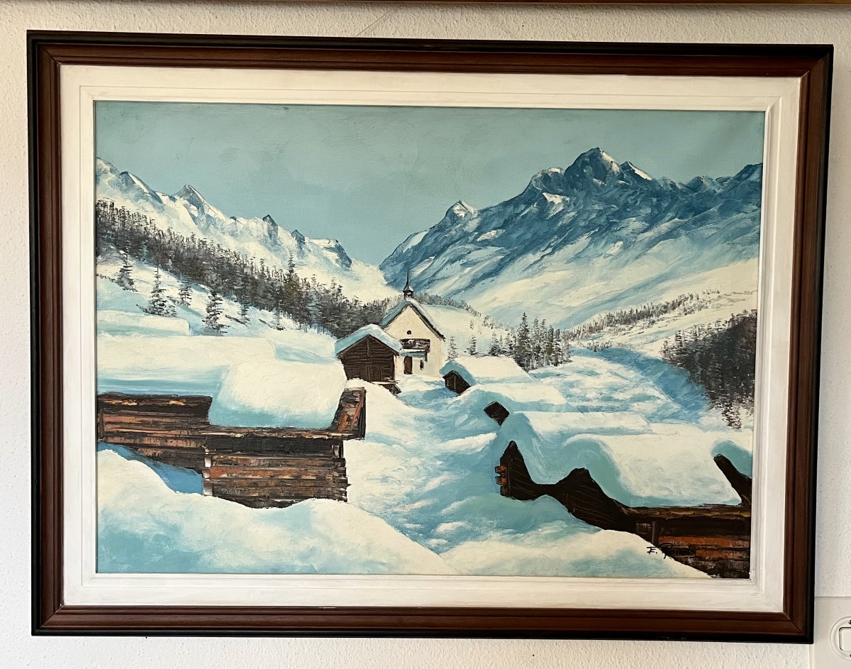 Hiver alpin – E. Rosset