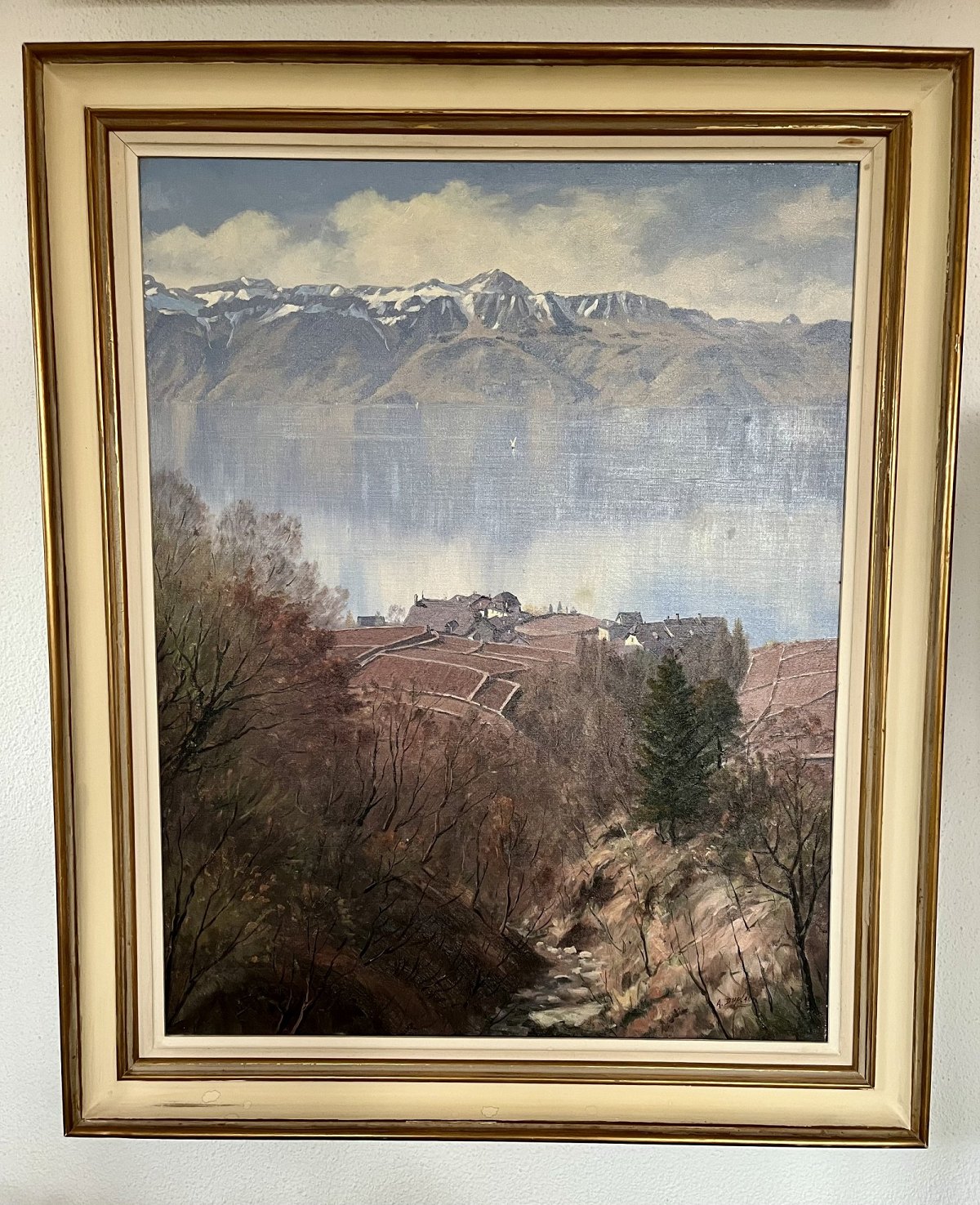Le Léman au-dessus de Riex – A. Duplain