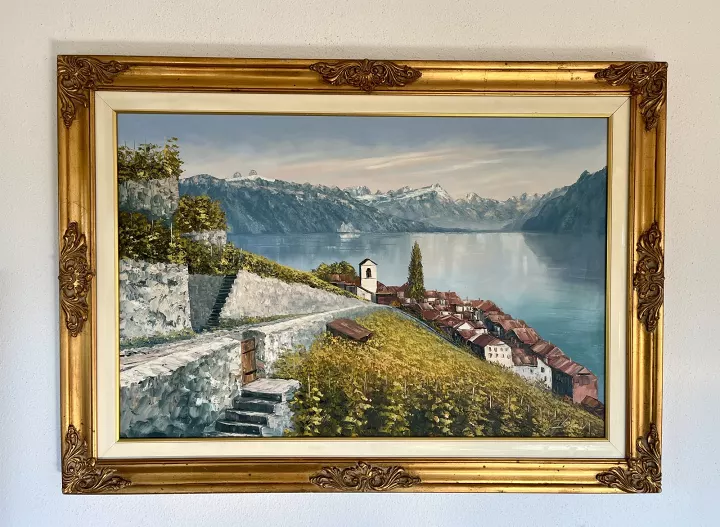Lac Léman au-dessus de St-Saphorin — Artiste non identifié — Vue principale
