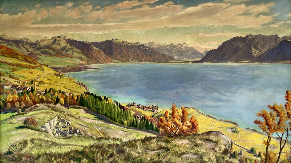 Le lac Léman majestueux – Hermann Werner