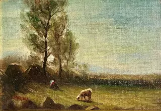 Scène pastorale