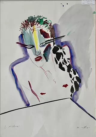 Homme maquillé