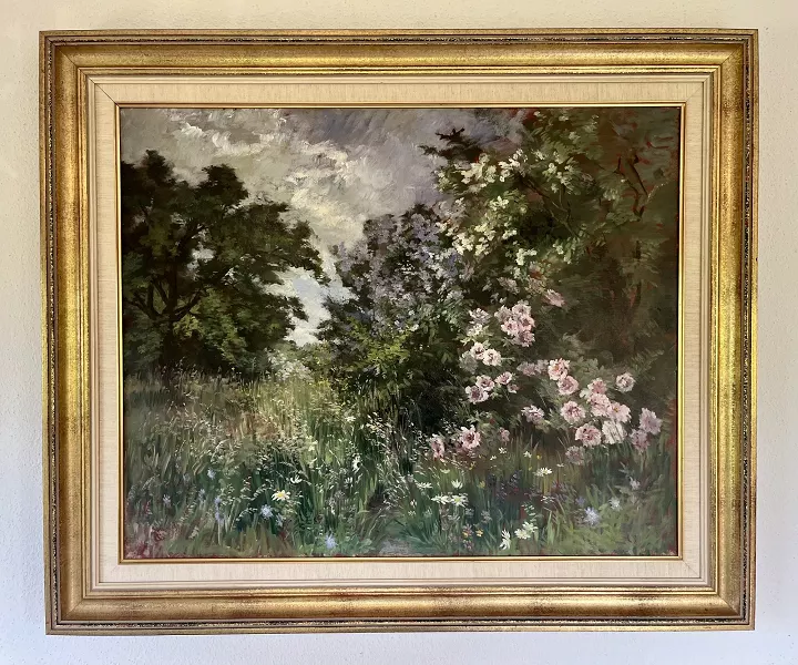 Paysage floral — Unbekannter Künstler — Hauptansicht