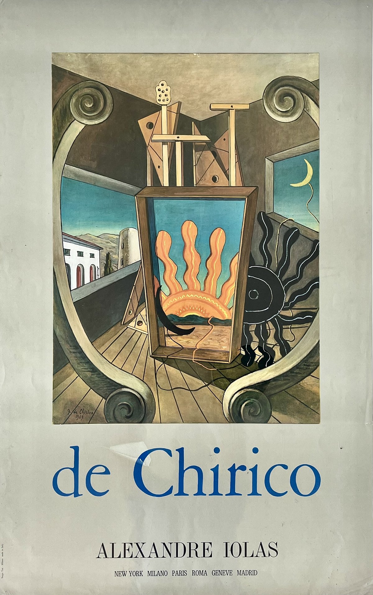 Intérieur métaphysique – Giorgio de Chirico (1888–1978)