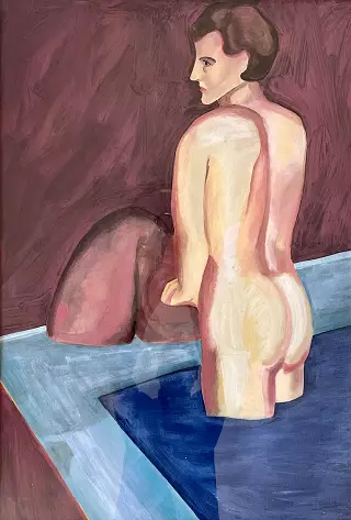 Man in bath