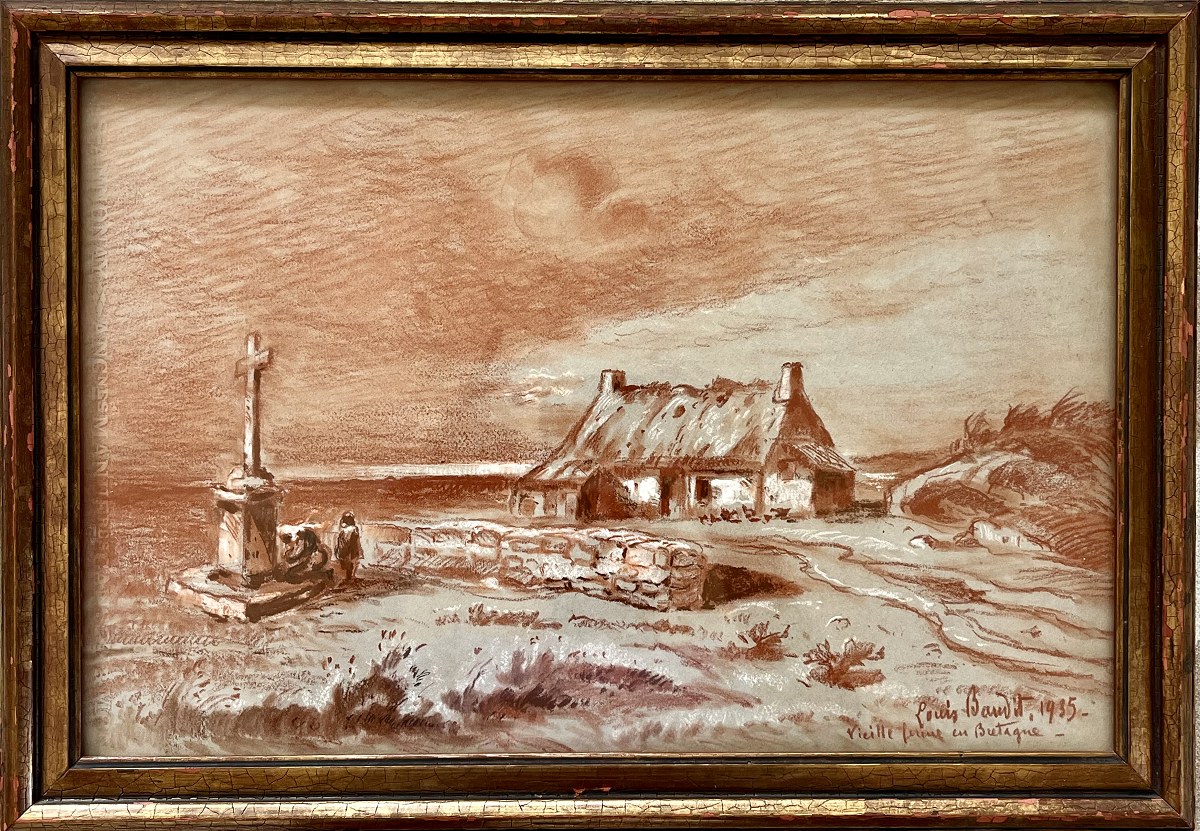 Vieille Ferme en Bretagne – Louis Amédée Baudit
