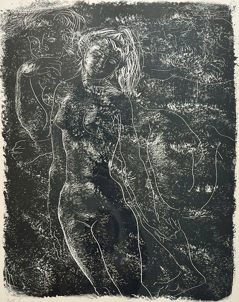 Badende (Baigneuses) – Hans Erni – Estampes & multiples – 77 × 58 cm