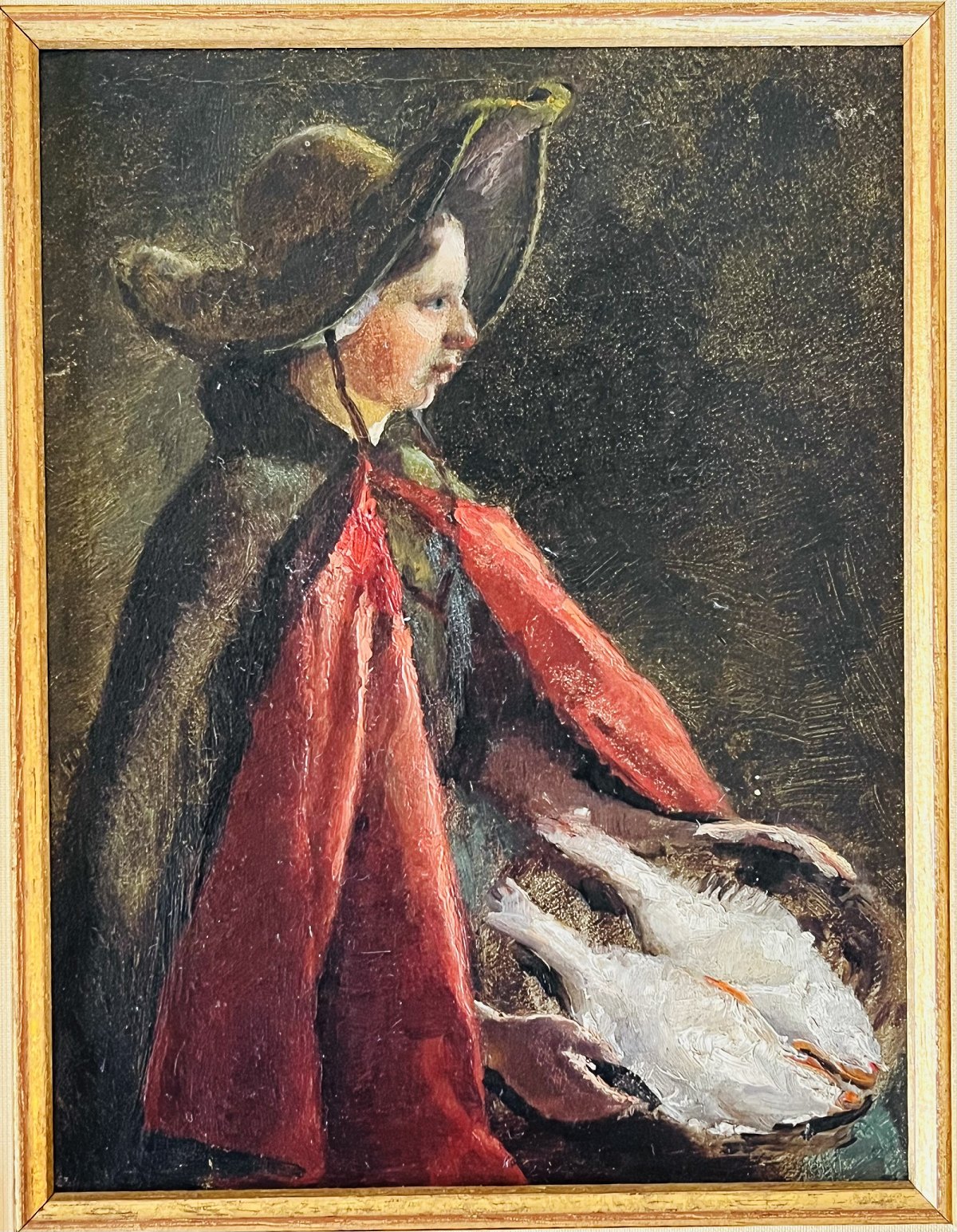 Jeune fille au poisson – Attribué à Edmond-Jean de Pury
