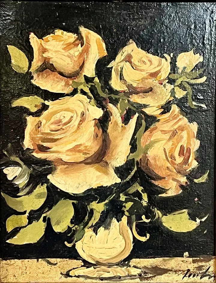 Bouquet de roses or — Sergio Cecchi — Vue principale