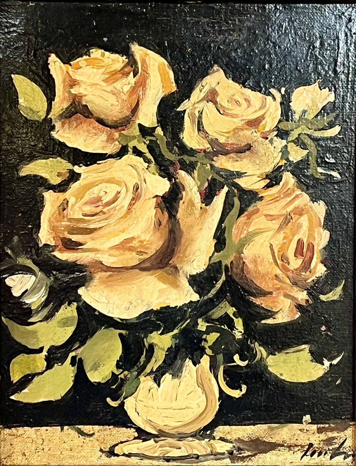 Bouquet de roses or – Sergio Cecchi
