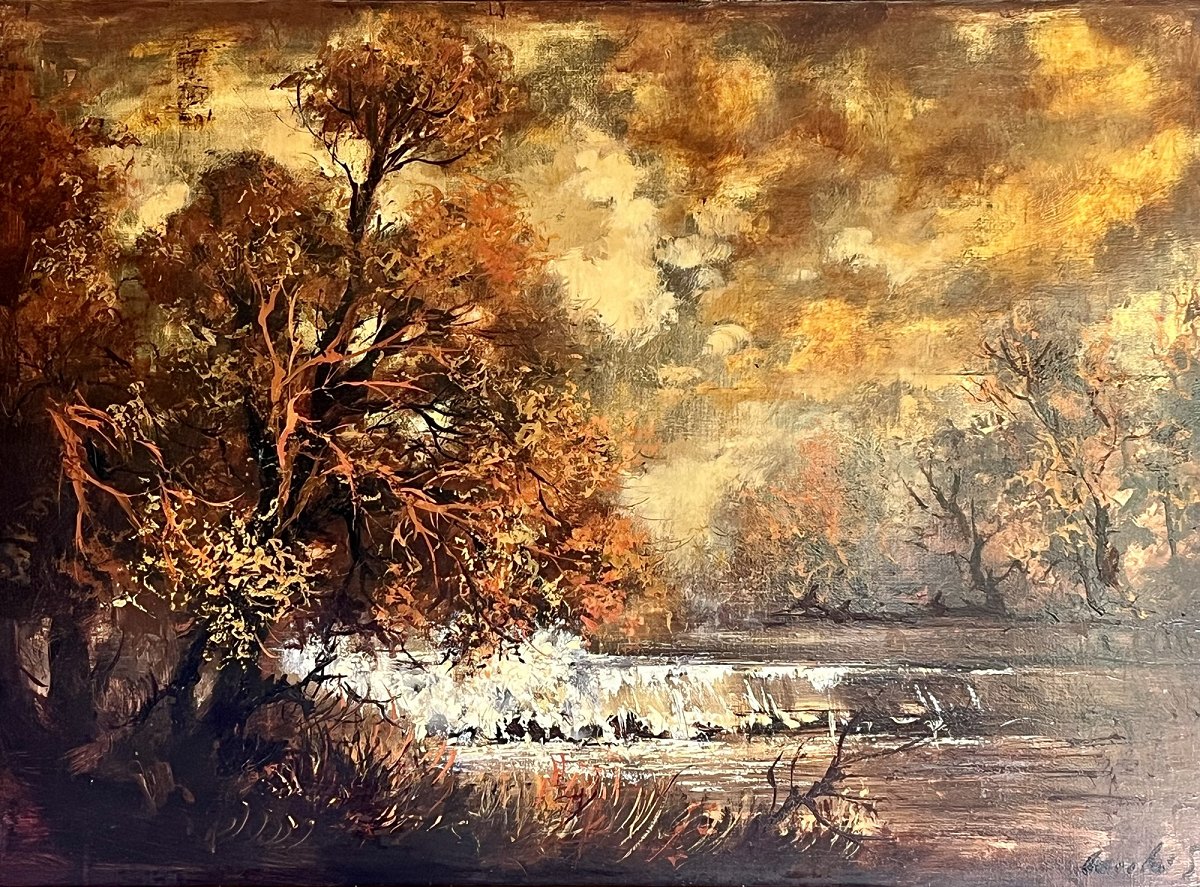 La cascade embrasée – Sergio Cecchi (1921–1987)