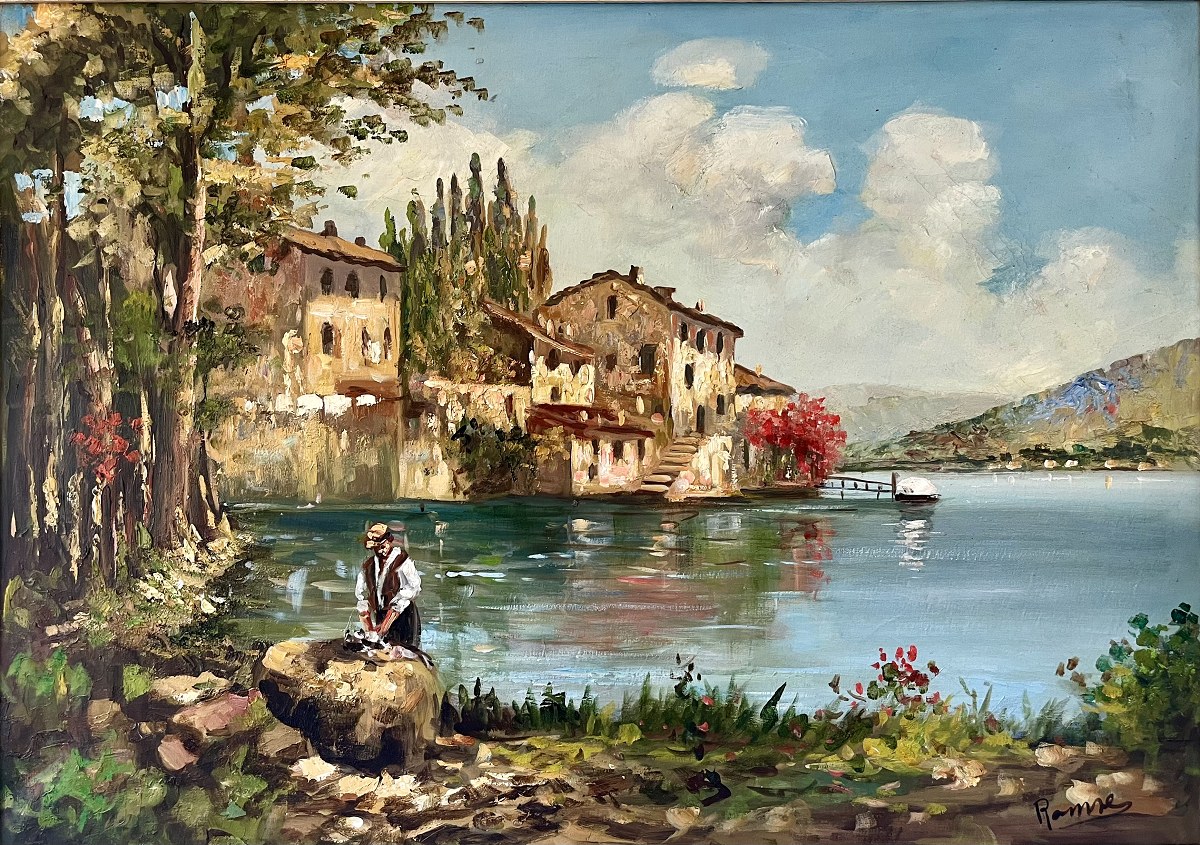 Les Rives du silence – Unidentified artist — Italian school, 20th century