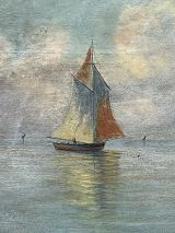 Voiliers dans la lagune — Luigi Pagan — Vue 2