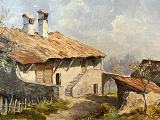 Ferme de village aux deux cheminées — Joseph G. Müller — Vue 2