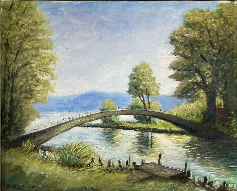 Venoge près de Saint-Sulpice, lac Léman – Armand Piot