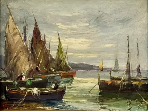 Les voiliers des pêcheurs – R. Piuk