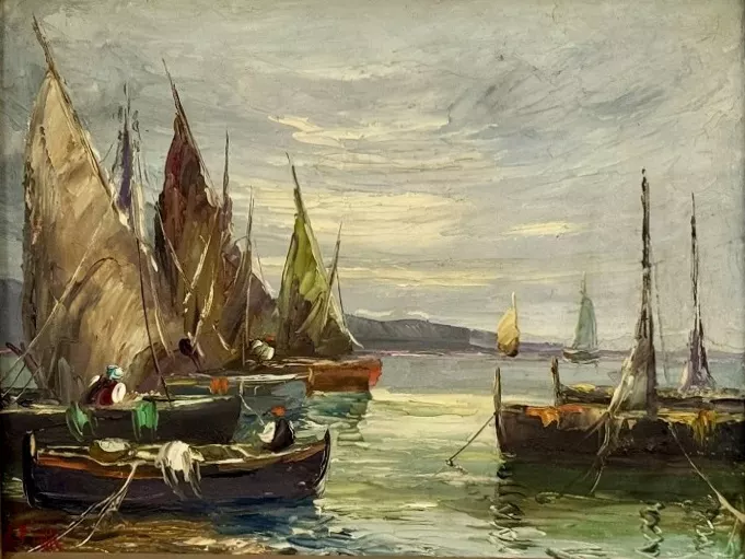 Les voiliers des pêcheurs — R. Piuk — Vue principale